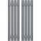 Ekena Millwork Americraft 4-Board, 2 Batten Exterior Real Wood Spaced Board-n-Batten Shutters, ARW101SB415X43CHH, PR ARW101SB415X43CHH - alternate 1